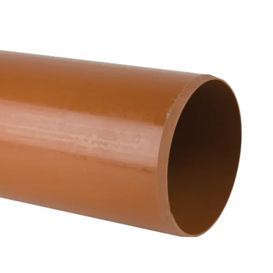 Underground Sewer Pipe 200mm Plain Ended 3m Length