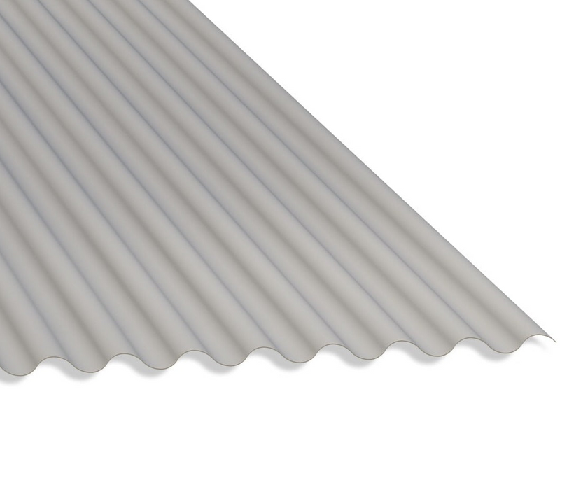 13/3 Corrugated 0.5 Thick Polyester Paint Coated Roof Sheet Goosewing Grey (10A05) 1000mm Width With Anticon