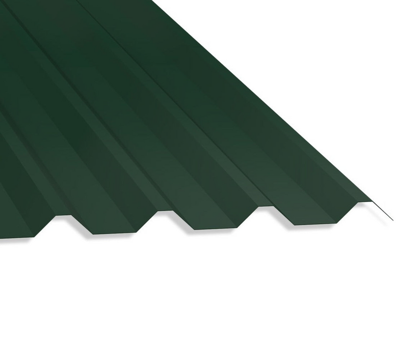 34/1000 Box Profile 0.7 Polyester Paint Coated Roof Sheet Juniper Green (12B29) 1000mm Width With Anticon