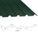 Clearance 32/1000 Box Profile 0.7 PVC Plastisol Metal Sheet Juniper Green