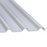 32/1000 Box Profile 0.5 Thick PVC Plastisol Coated Roof Sheet White (00E55) 1000mm Width With Anticon